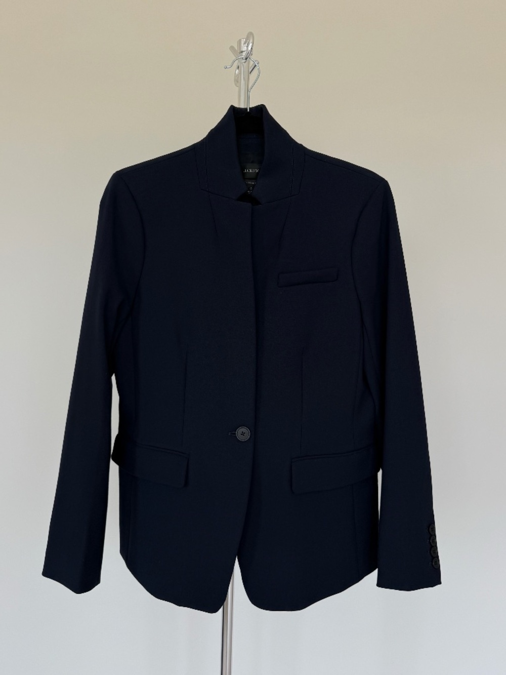 J.Crew Regent Navy One-Button Blazer Size 6